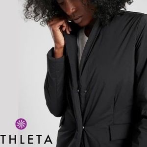 Athleta Evolution PrimaLoft Black Blazer Jacket  - Size Large